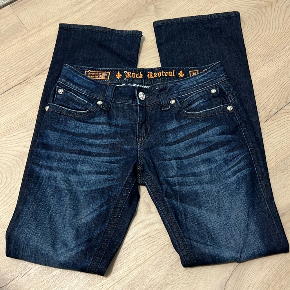 Women's Rock Revival Heather Boot Cut Jeans